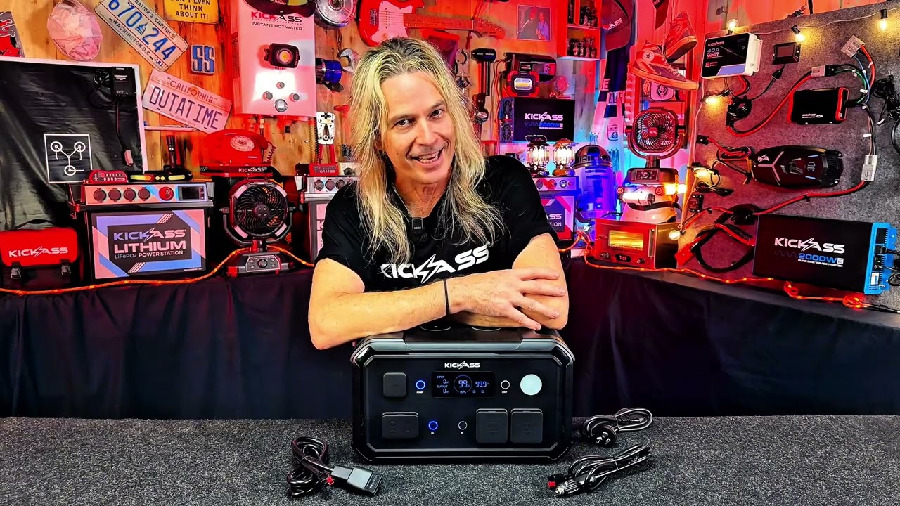 Introducing Kickass Kickcharge 1200 LiFePO4 Power Station MKII