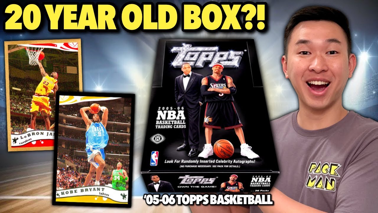 I OPENED A 20-YEAR-OLD TOPPS BASKETBALL BOX! 😳🔥