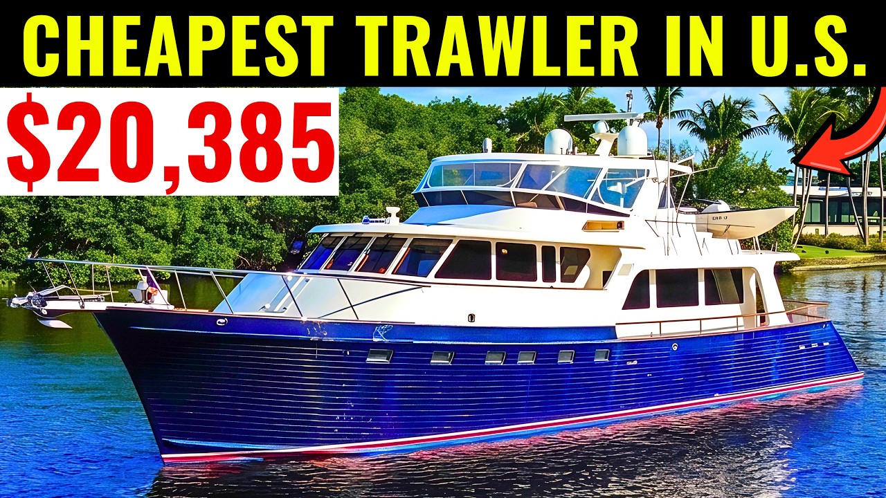 20 Most Affordable Trawler Listings to Buy in the U.S. in 2026