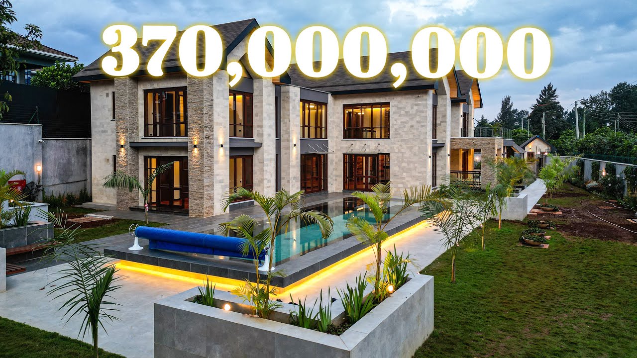 Inside a KSH 370,000,000 Architectural Marvel In Runda, NAIROBI | Kenya
