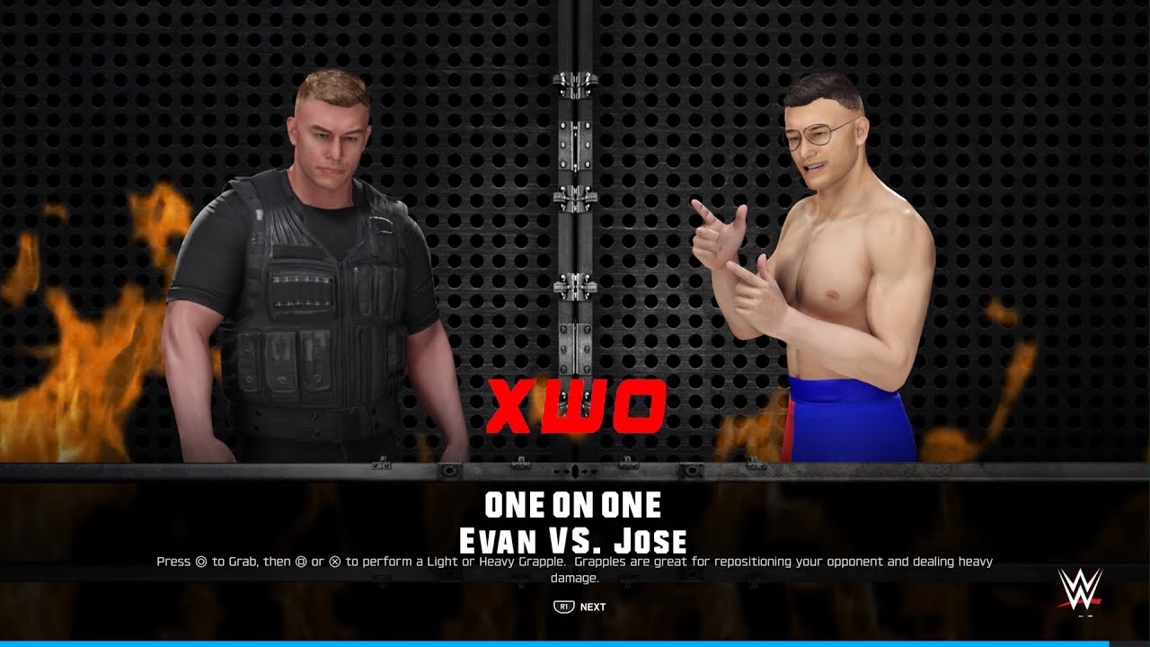 WWE 2K25 Evan Vs Jose
