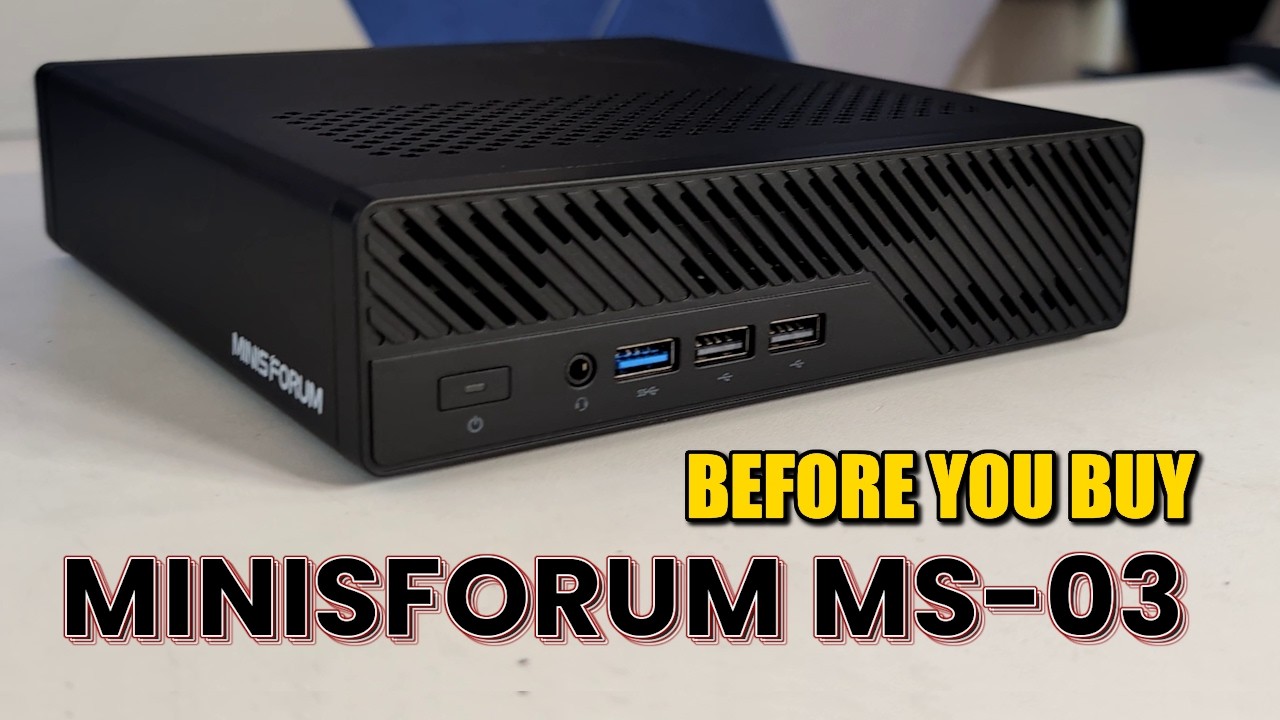 Minisforum MS-03 Workstation Review