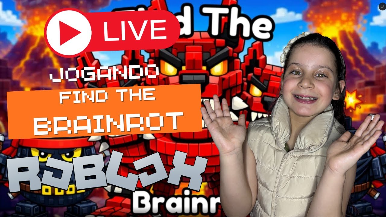 Vamos Jogar Roblox - Find the Brainrot | Canal da Valentina
