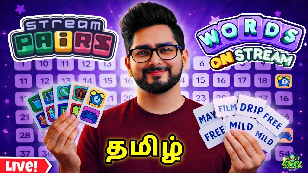 கண்டுபிடிங்கோ - WORDS ON STREAM & STREAM PAIRS - LIVE | Tamil GAMEPLAY | BCO DYNAZTY #3