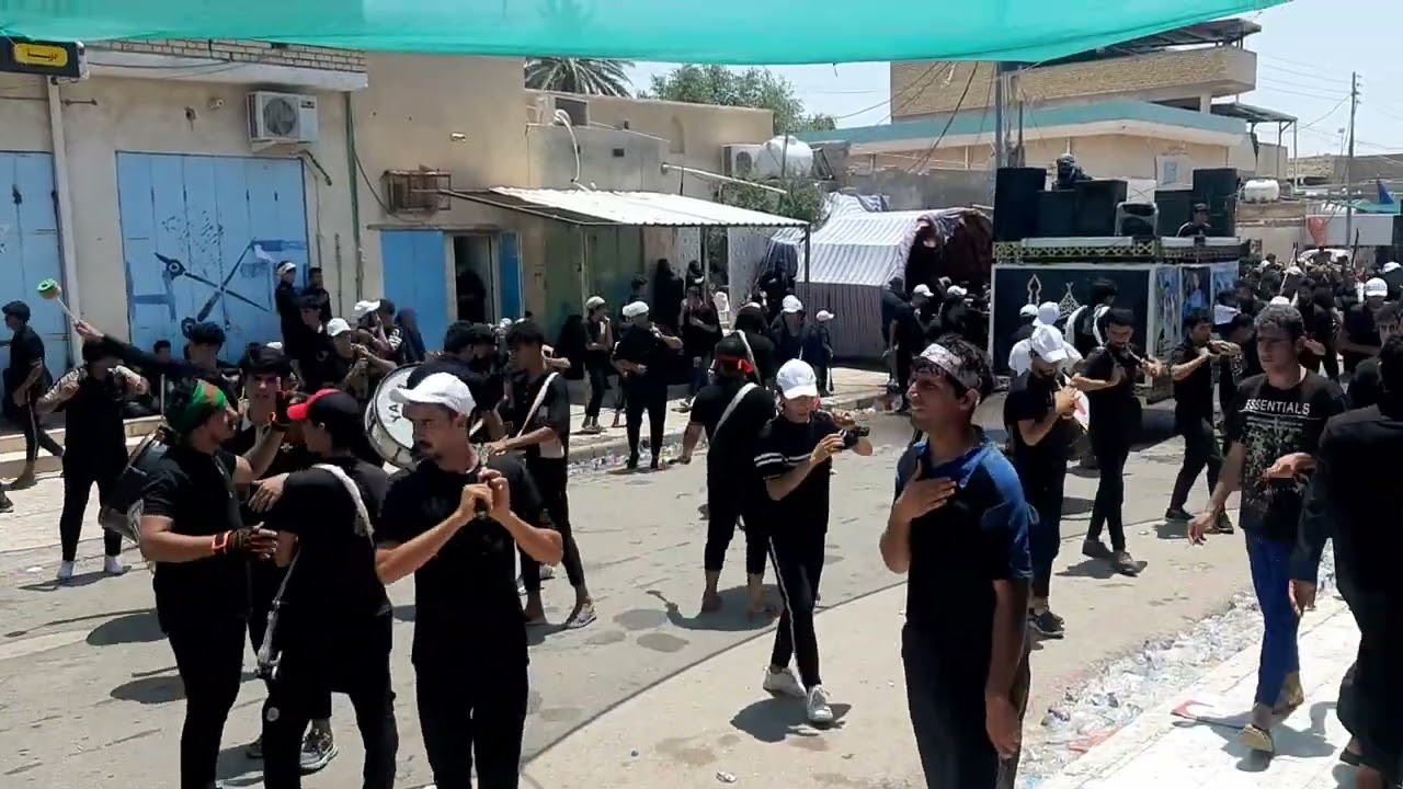 موكب سبايا كربلاء يوم العاشر ناحيه العزير
