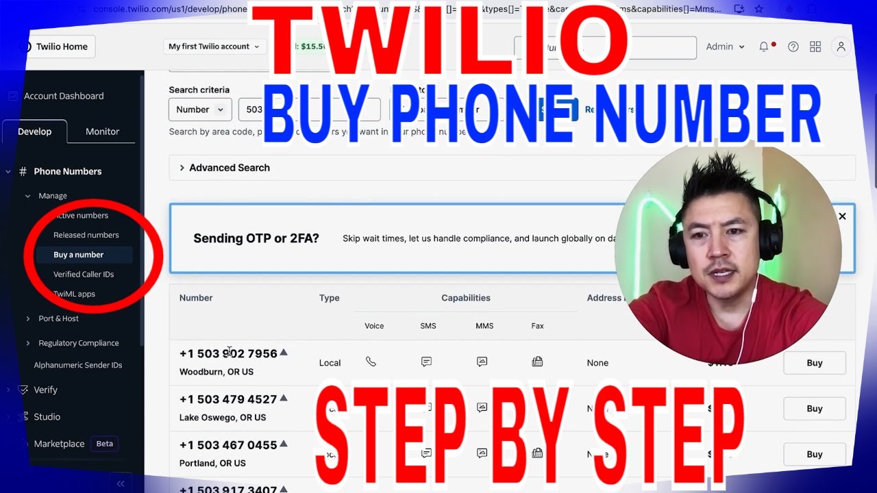 ✅  How To Buy Twilio Virtual Phone Number 🔴