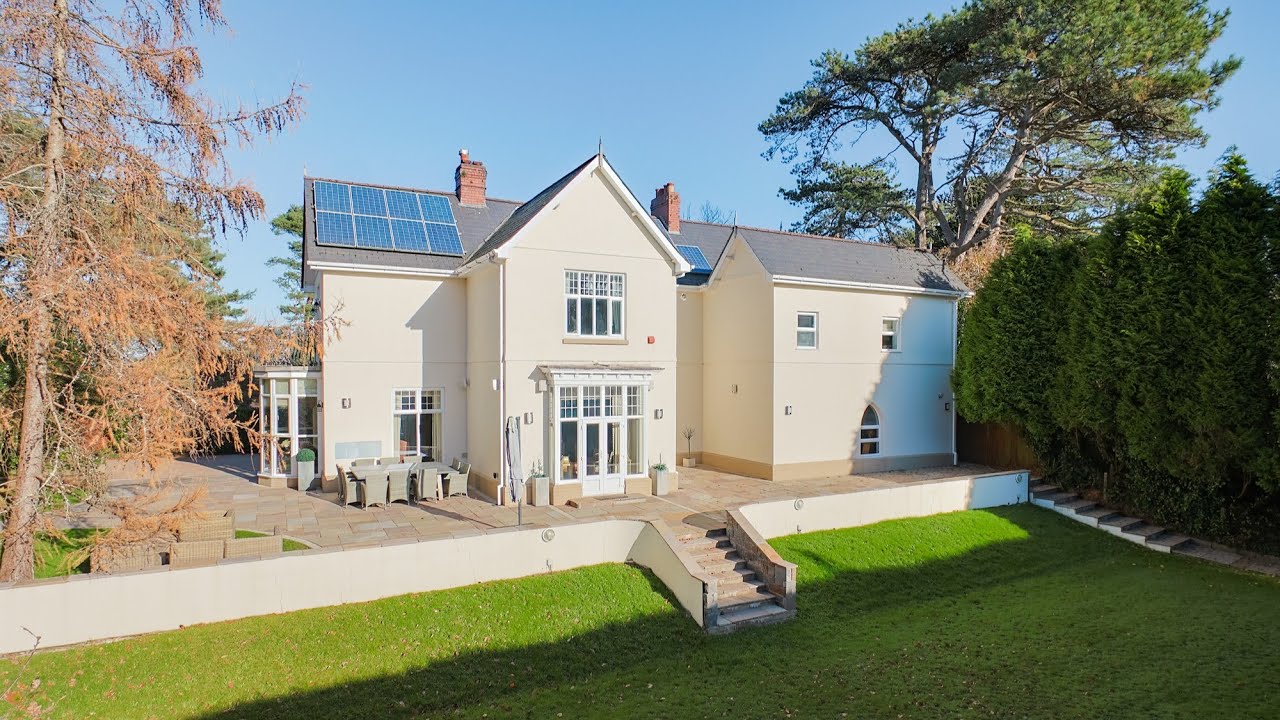 The Pines, a substantial family home with beautiful grounds and superb living spaces in Gowerton