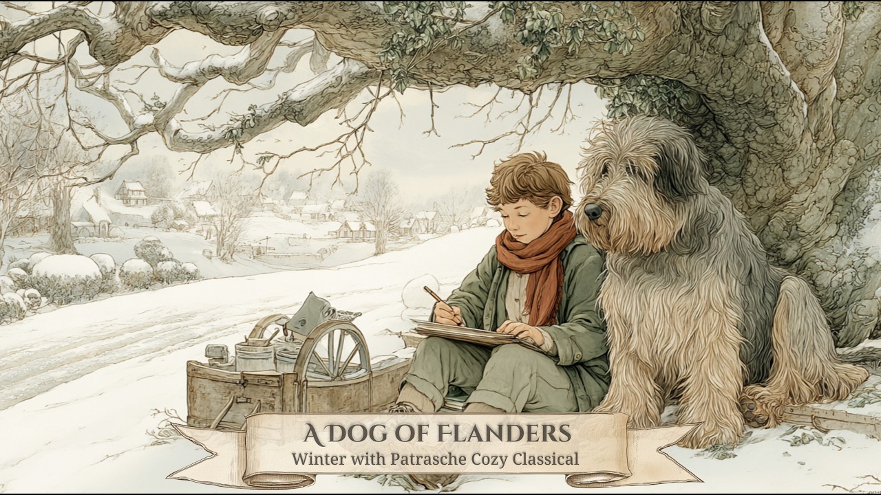 🐕A Dog of Flanders | Winter with Patrasche | Cozy Classical for Reading, Writing and Deep Focus