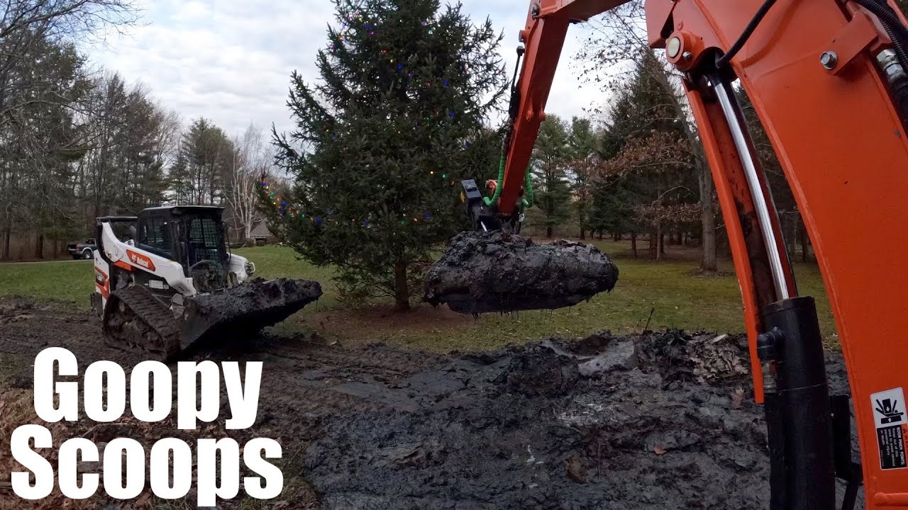 Pond Dredge Rescue With KX033-4 and Steelwrist X04 Tiltrotator!