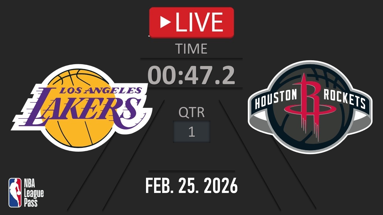 NBA LIVE NOW! Los Angeles Lakers vs Houston Rockets | Feb. 25, 2026 | Rockets vs Lakers NBA 2K26