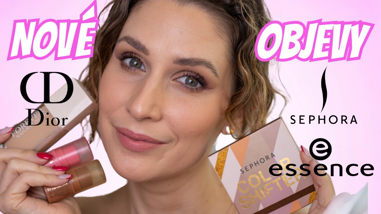 TEST NOVINEK ESSENCE | NOVÁ LÁSKA - MAKE-UP DIOR! | NUDE LÍČENÍ S COLOR SHIFTER SEPHORA