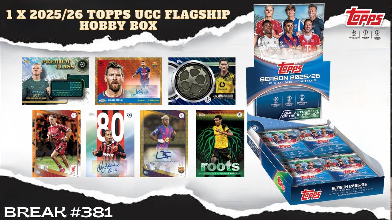 1 x 2025/26 Topps UCC Flagship Hobby Box
