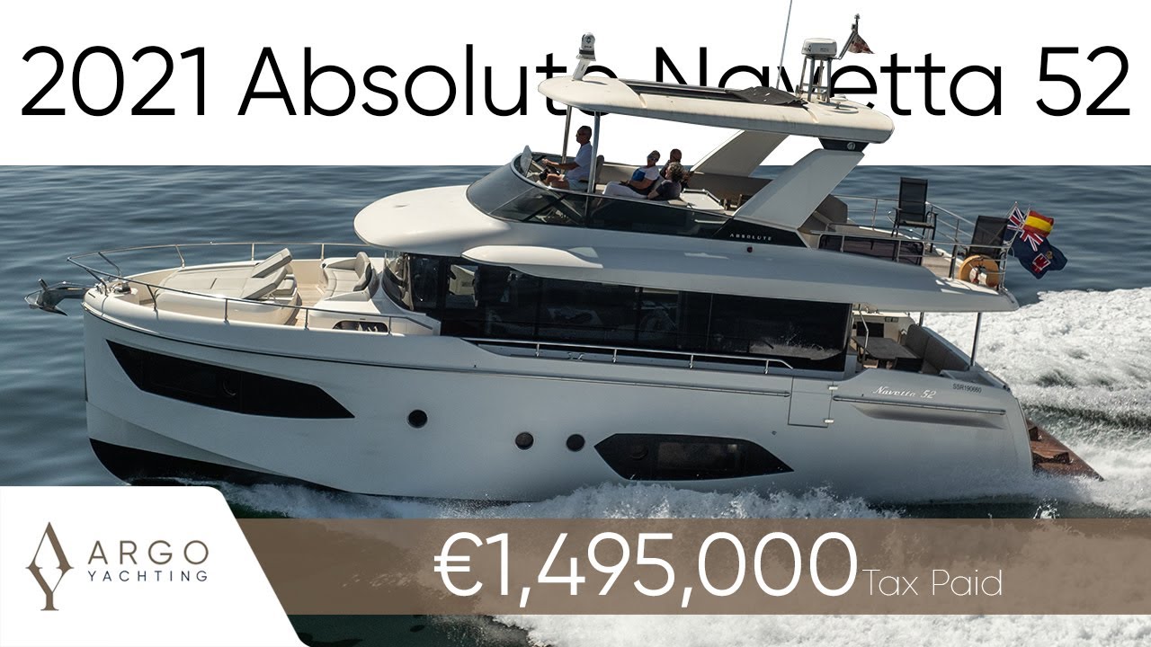 2021 Absolute Navetta 52 'Quay to Happiness' | FOR SALE NOW in Gibraltar