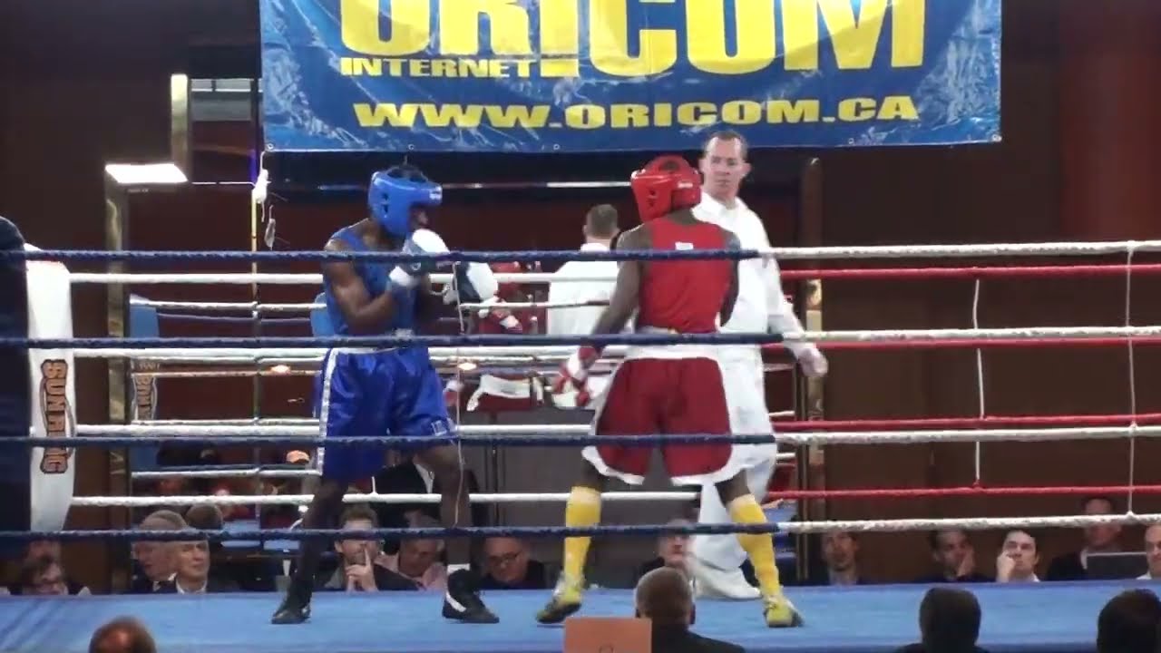63-Yves Ulysse vs Alonzo Johnson Amateur Boxing