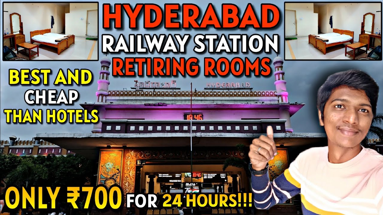 🚂HYDERABAD DECCAN RAILWAY RETIRING ROOM!!! Only ₹700 for 24hrs | Secunderabad-Kacheguda|Naveen Kumar
