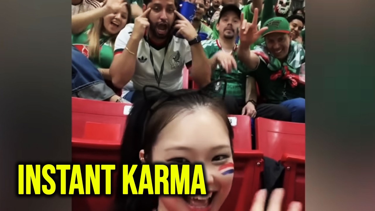 KARMA For Racist After Getting Caught at World Cup