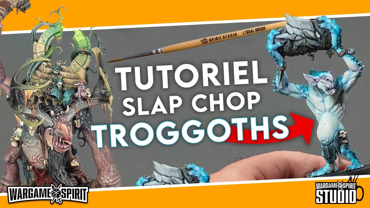Wargame Spirit Studio - Tutoriel : Peindre un Troggoth facilement