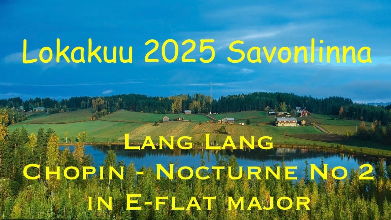 Lokakuisia maisemia Savonlinnasta ja ympäristöstä.