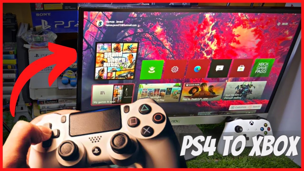 Как подключить контроллер PS4 к Xbox — Используйте контроллер PS4 на Xbox серии X и S