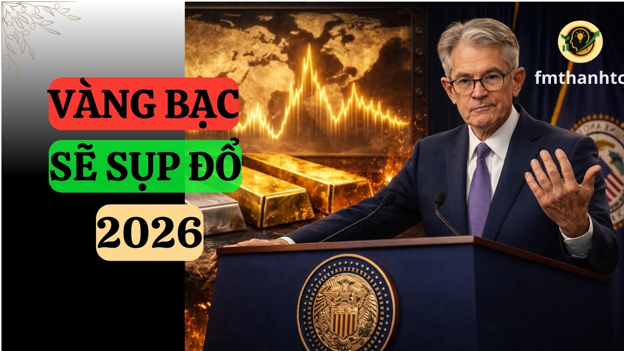 Vàng và Bạc sẽ SỤP ĐỔ năm 2026 , Bí mật đằng sau Cuộc Chơi ! #tuduylamgiau