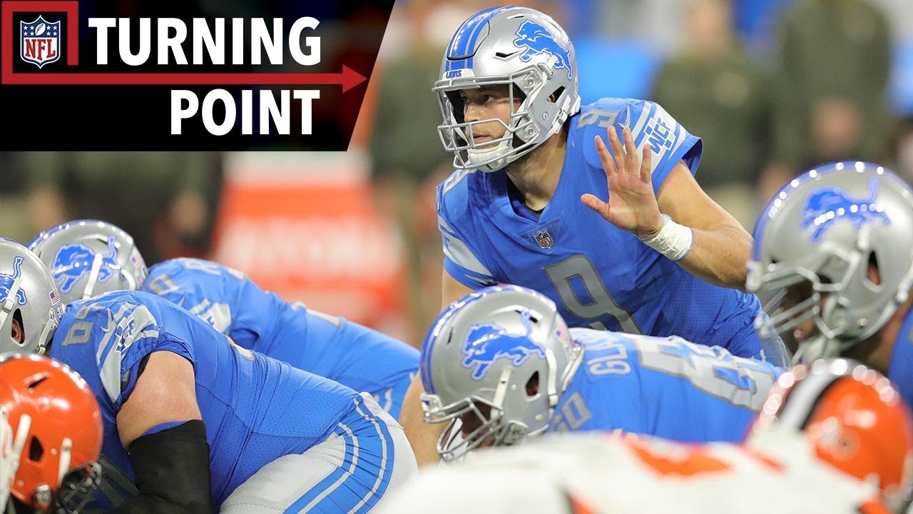 Matthew Stafford's Key Adjustments Take Advantage of Blitzing Browns (Week 10) | NFL Turning Point