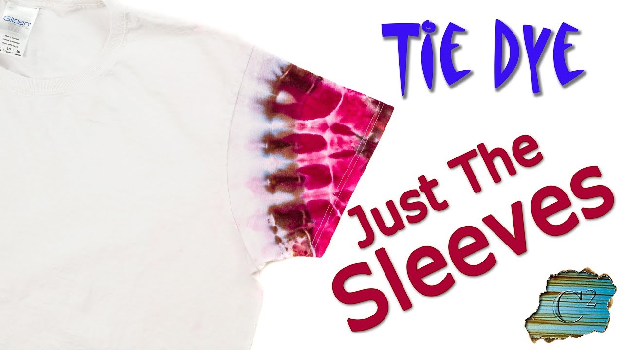 How to Tie Dye:  Just The Sleeves [Ice Dye] [Viewer Request]