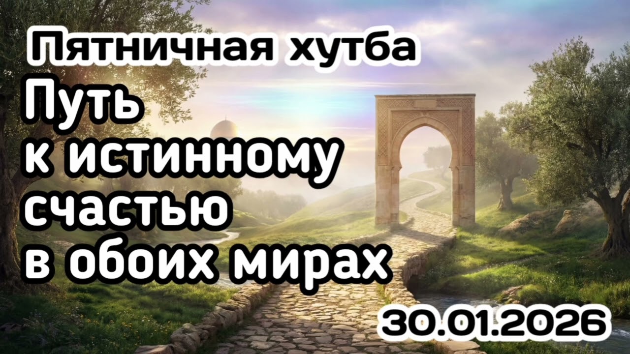 Путь к истинному счастью в обоих мирах. Пятничная хутба. 