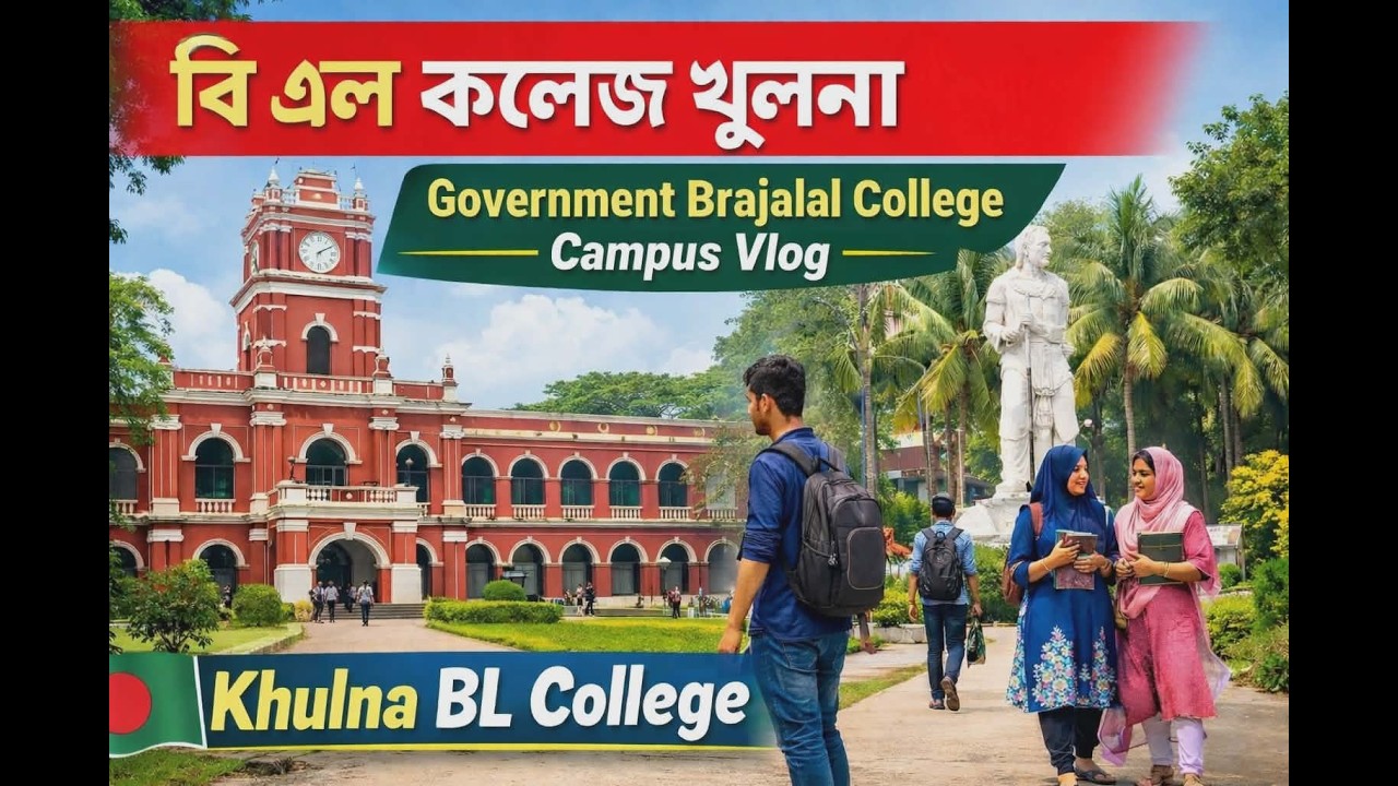 BL College Khulna Tour  Government Brajalal College Campus Vlog  বি এল কলেজ খুলনা