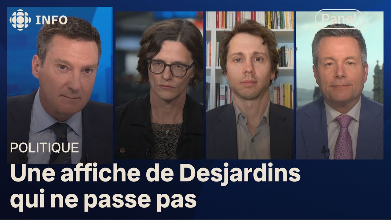 Panel politique : Desjardins s’excuse pour ses affiches controversées