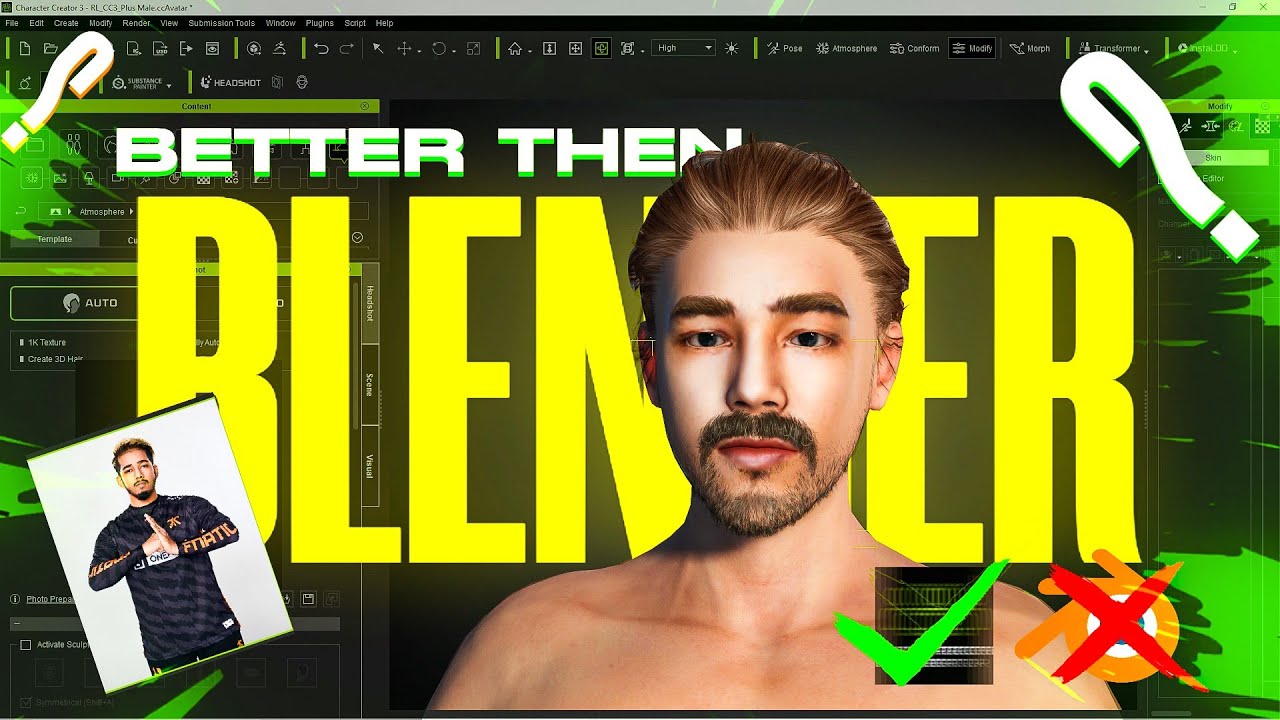 Which is best 3D software ? Blender or Character Creator 3 ? 3D app better tha blender for Android.