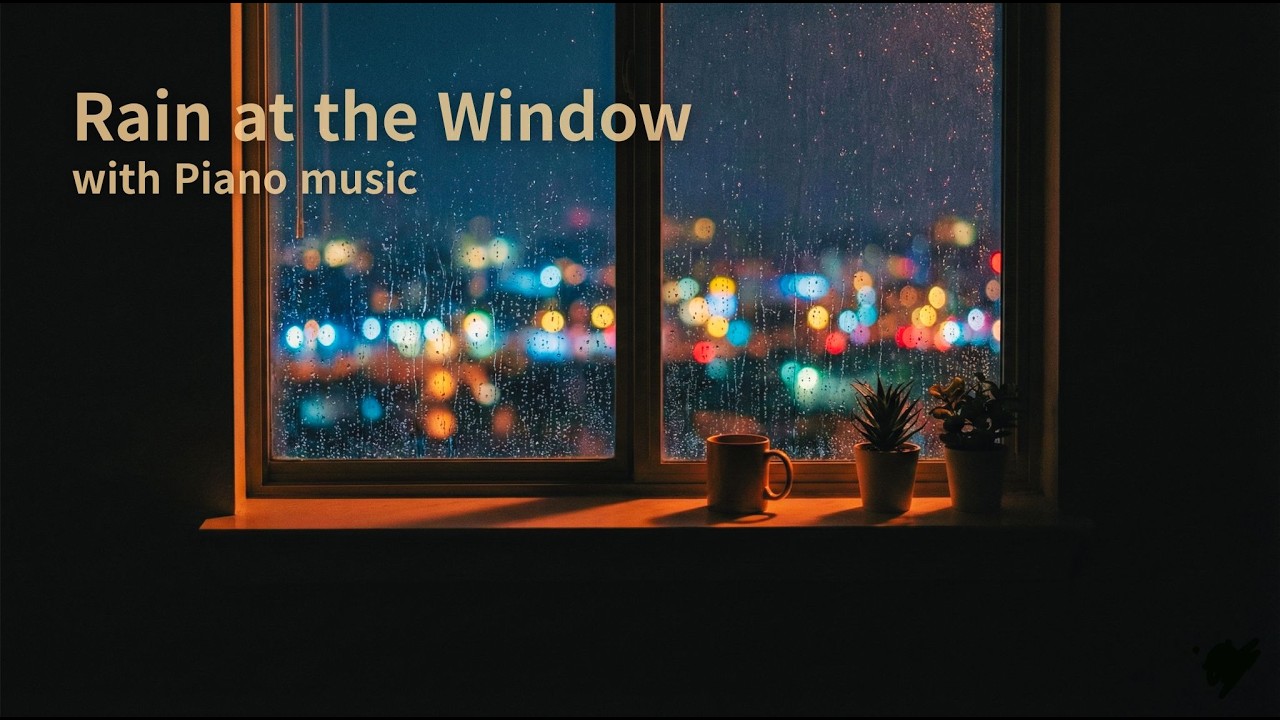 비 오는 밤, 창가에서 | Rain at the Window – Quiet Piano