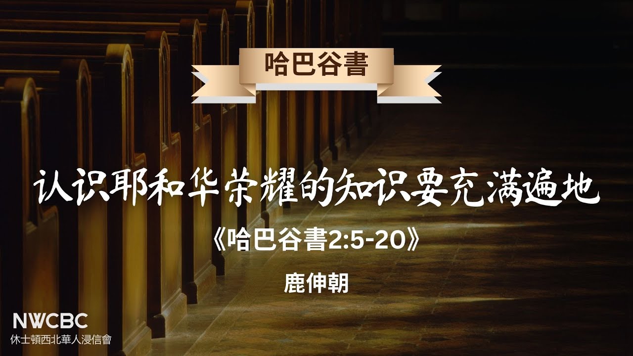 2025.12.14 认识耶和华荣耀的知识要充满遍地 《哈巴谷书2:5-20》鹿伸朝