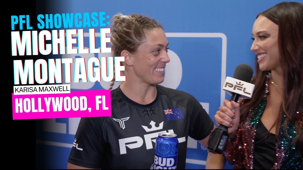 Michelle Montague STILL undefeated with her SIXTH rear naked choke at PFL Hollywood