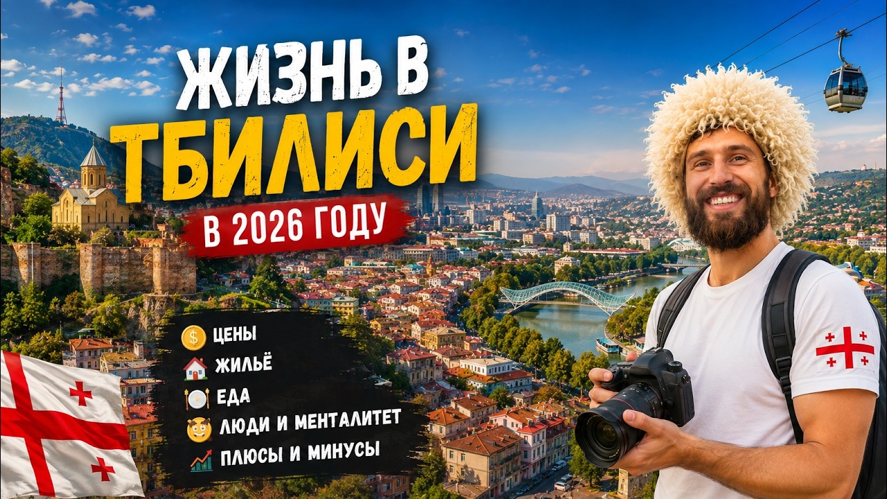 &laquo;Сколько стоит жизнь в Тбилиси в 2026? 🇬🇪 Реальные цены, жильё, еда и плюсы переезда&raquo;