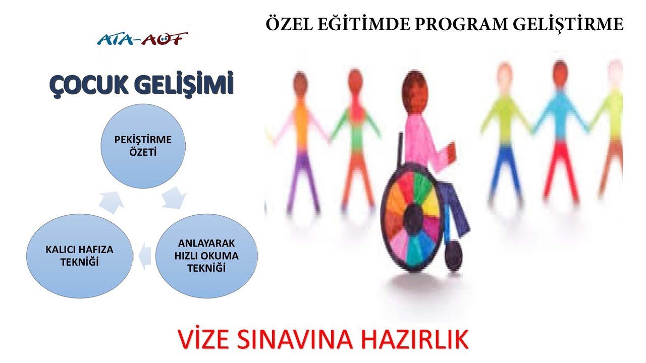 Özel Eğitimde Program Geliştirme (Vize Sınavına Hazırlık)