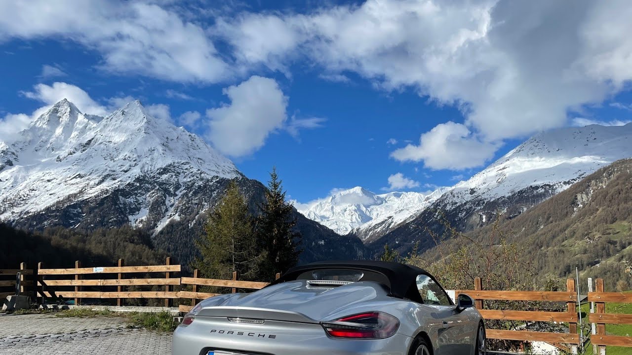Road Trip in Switzerland - Porsche Boxster Spyder 981| Rev acceleration exhaust POV