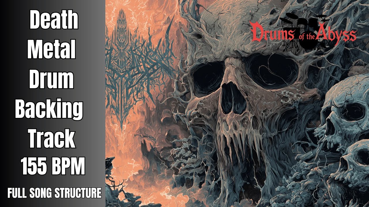 110 BPM Death Metal Drum Track – Heavy Mid-Tempo Groove