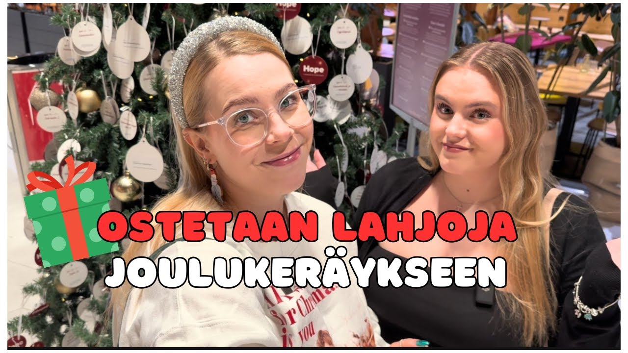 OSTETAAN LAHJOJA JOULUKERÄYKSEEN