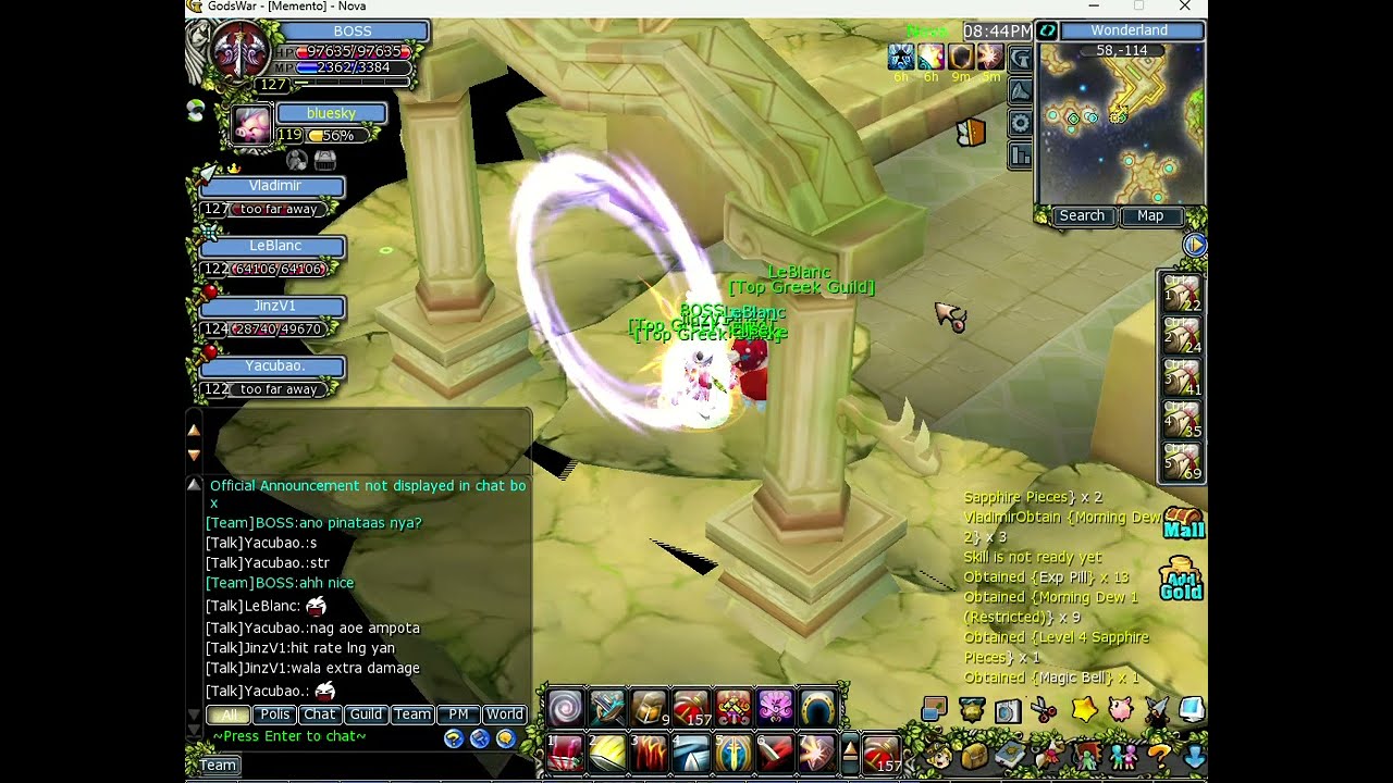 seventh island of WONDERLAND GODSWAR ONLINE (Godswar Memento)