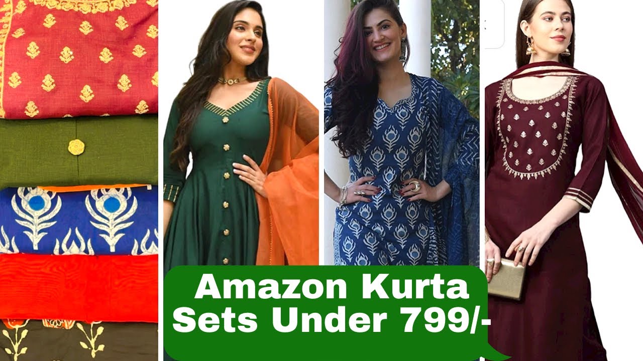 Amazon Kurta Set haul | Kurta set under 800 Rupees | Party wear kurta Set