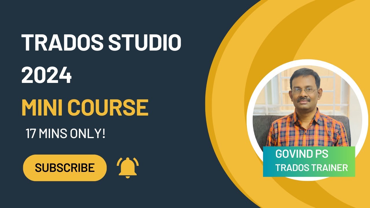 Trados 2024 Beginner Tutorial: Project + TM + AI