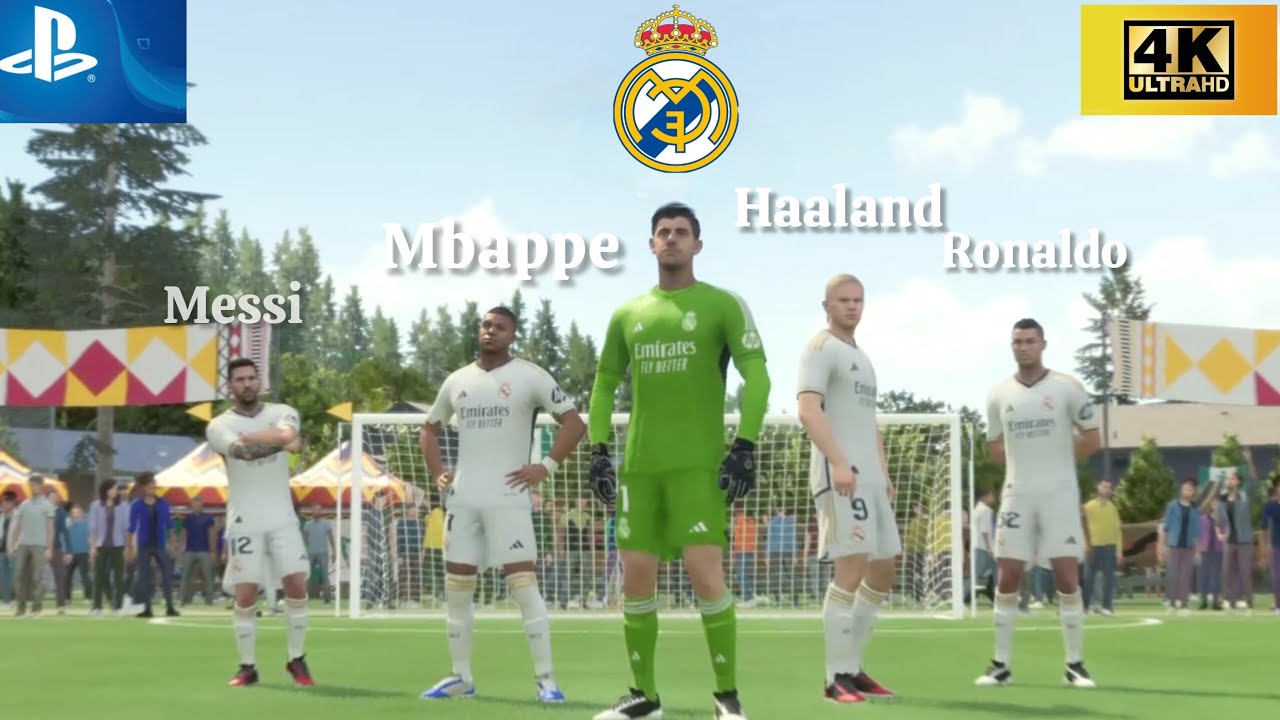 FC VOLTA - RONALDO,  ,MESSI, HAALAND, MBAPPE  ALL STARS| REAL MADRID VS MANCHESTER CITY