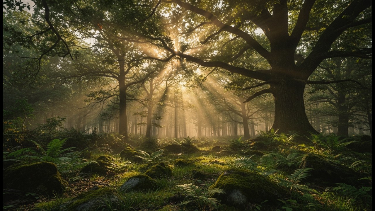 4K Ancient Forest Sanctuary: Healing Birdsong & Nature Sounds for Deep Sleep & Instant Relief