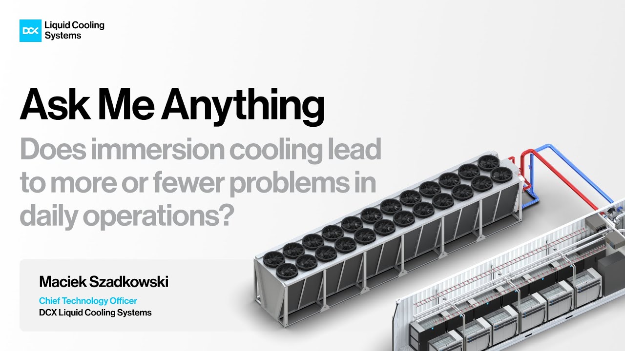 Does immersion cooling lead to more or fewer problems in daily operations?