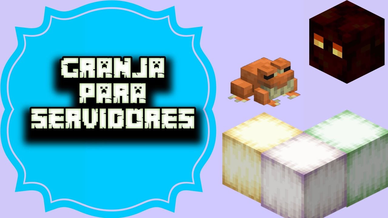MINECRAFT - Granja de ranaluz - Para servidores con spawners