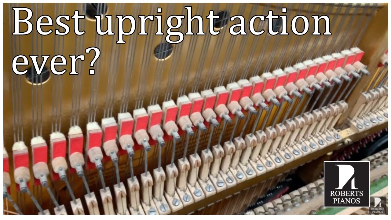 Bechstein 8 1905 cf. Bluthner 130cm with best upright action ever made.