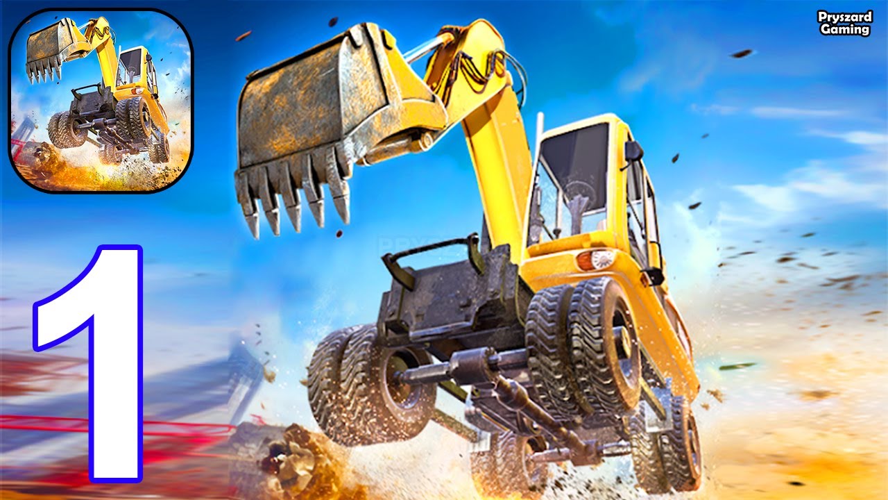 Heavy Duty Stunt Racing - Gameplay Part 1 Heavy Machinery Stunt Racing (iOS, Android)