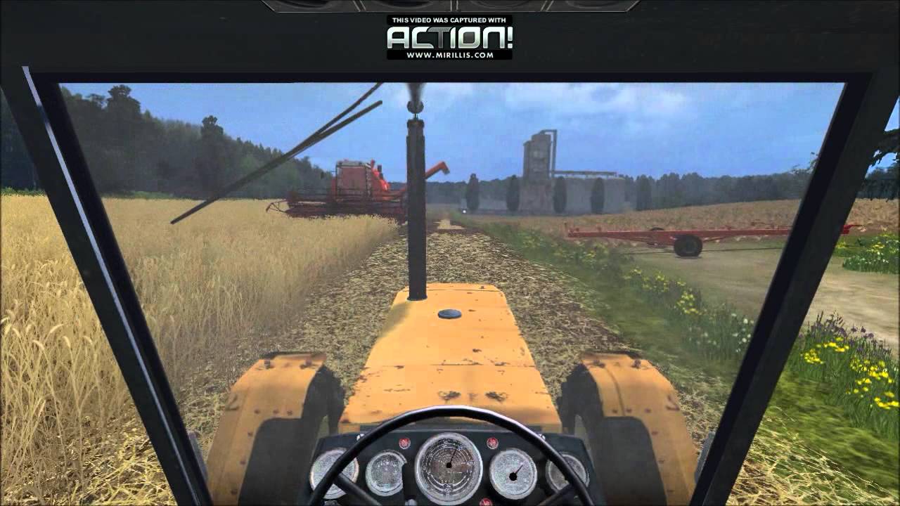 Żniwa w LS 2015/Ursus 1224/Ursus c-330/Bizon Gigant ZO83/GoPro.
