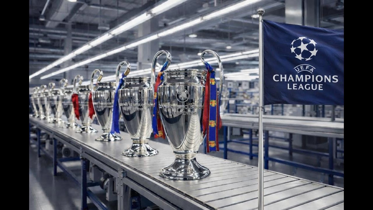 How the Iconic UEFA Champions League Trophy Is Made from Sterling Silver