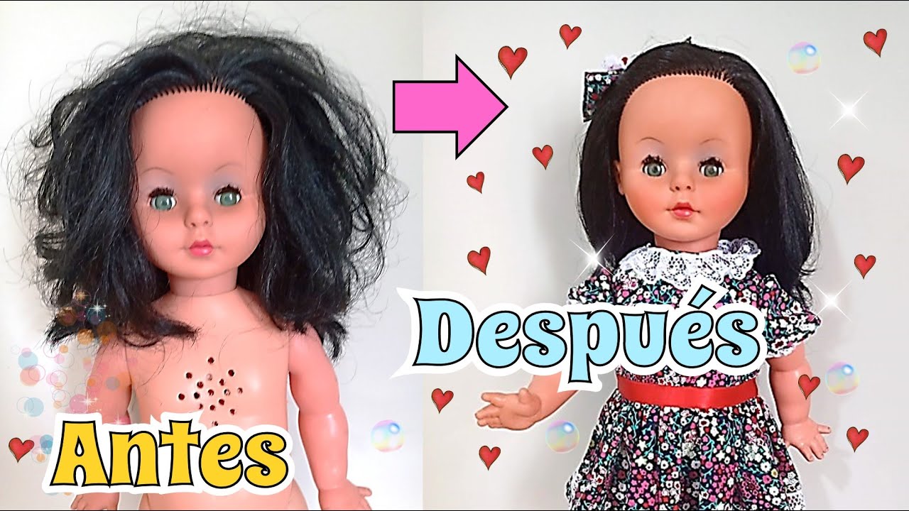 Como Restaurar tu muñeca antigua - Michela de los 80s de Basa Peru